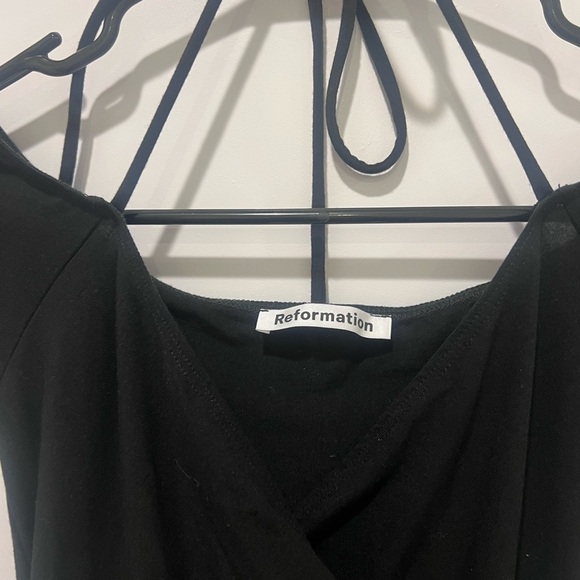 Black Reformation Tie Dress - Picture 2 of 5